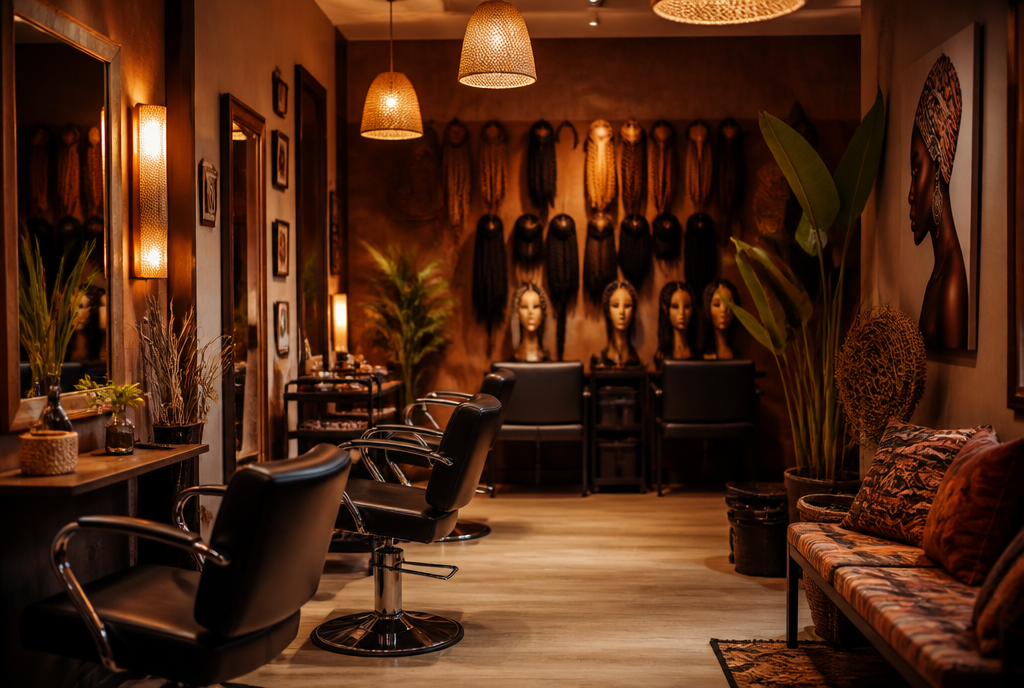 Ayan African Hair Salon interior